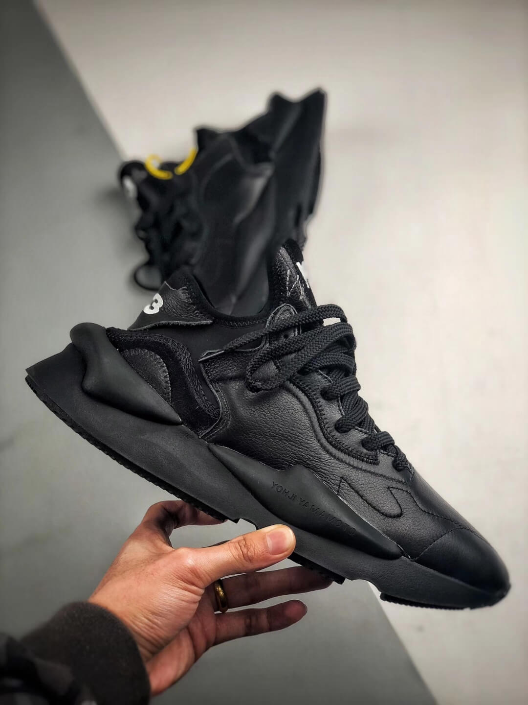 The Y-3 Kaiwa Core Black Shoes Y-3 x 