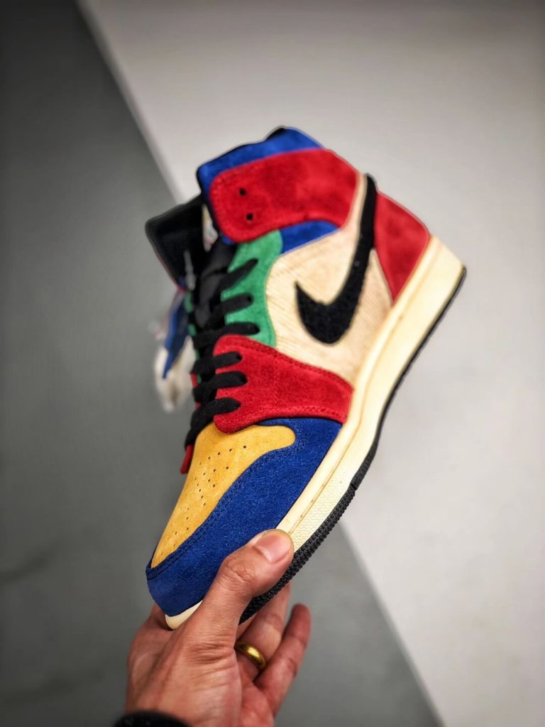 blue the great x air jordan 1 mid