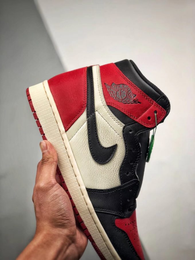 The Air Jordan 1 Retro High OG Bred Toe Best Quality RepSneaker 05