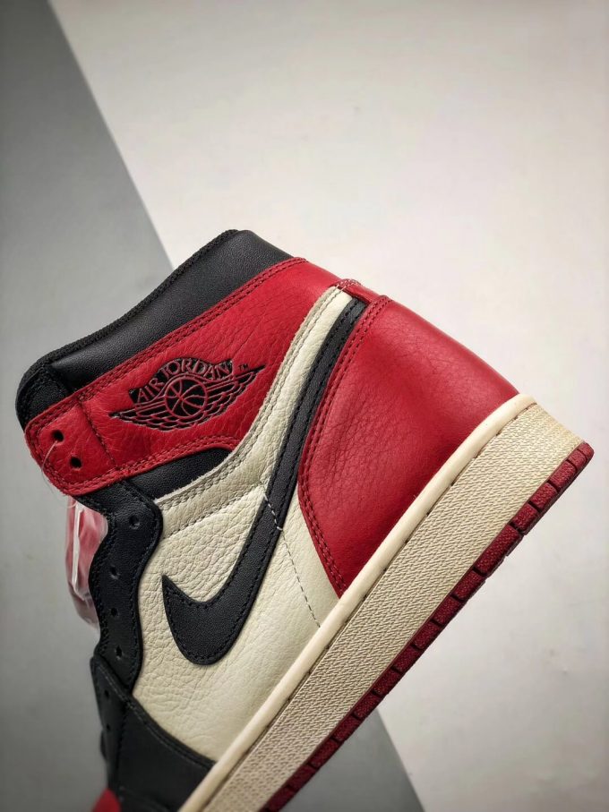 The Air Jordan 1 Retro High OG Bred Toe Best Quality RepSneaker 06