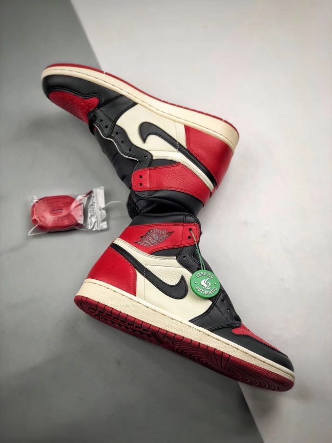 The Air Jordan 1 Retro High OG Bred Toe Best Quality RepSneaker 10