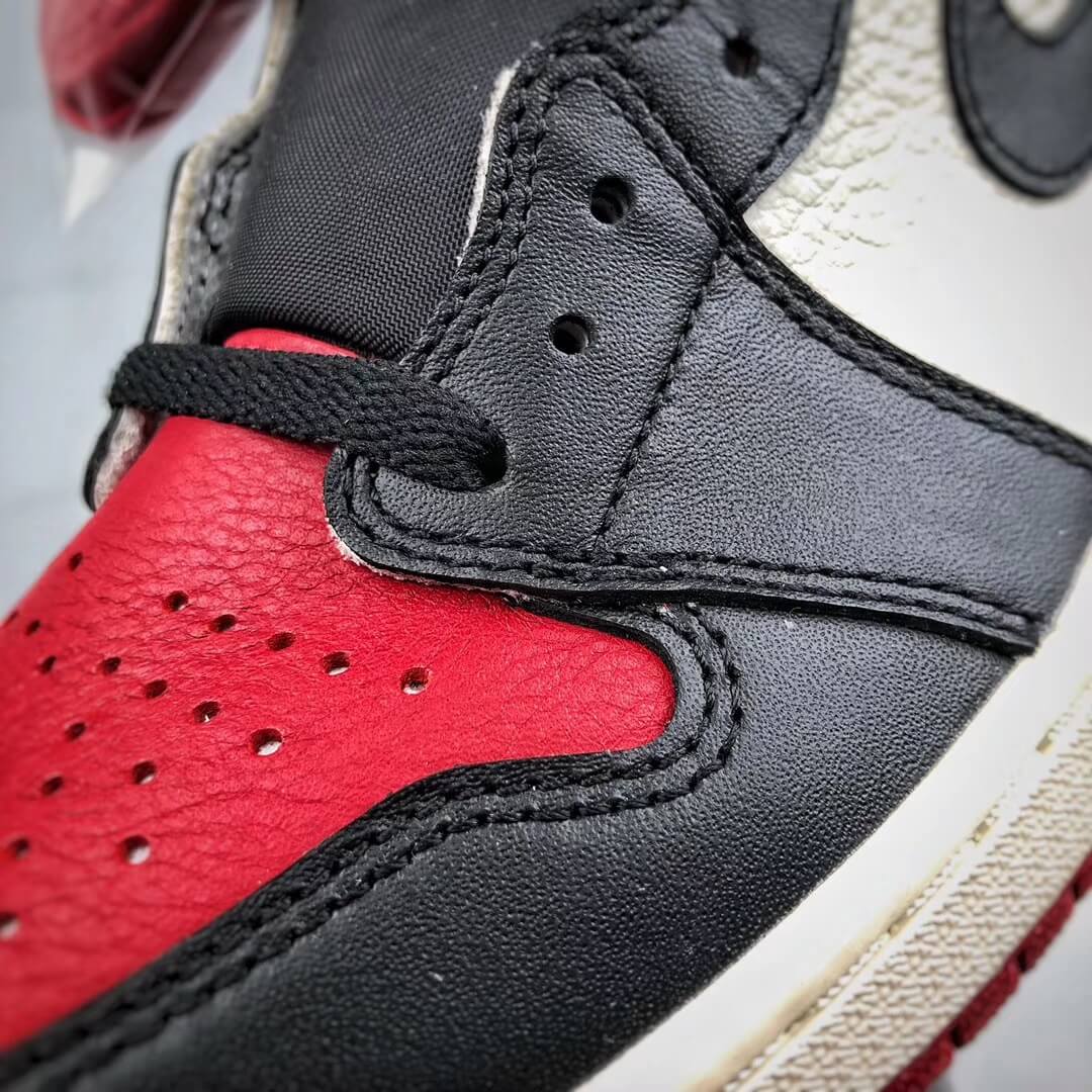 The Air Jordan 1 Retro High OG Bred Toe Best Quality RepSneaker 14