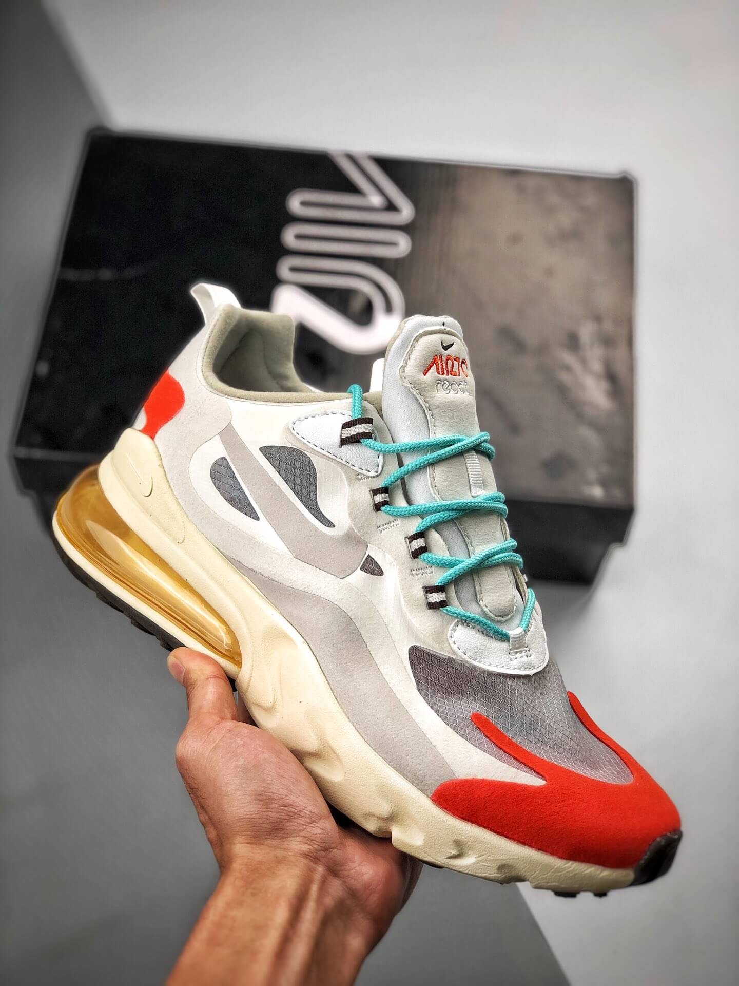 The Air Max 270 React Mid-Century Art Lifestyle RepShoes