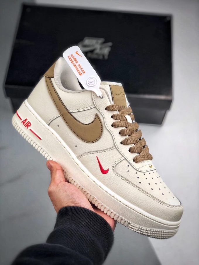 The Nike Air Force 1 Hi Yohood Rice White Rice Blanc RFID Tag Low Top Sneaker RepShoes 01