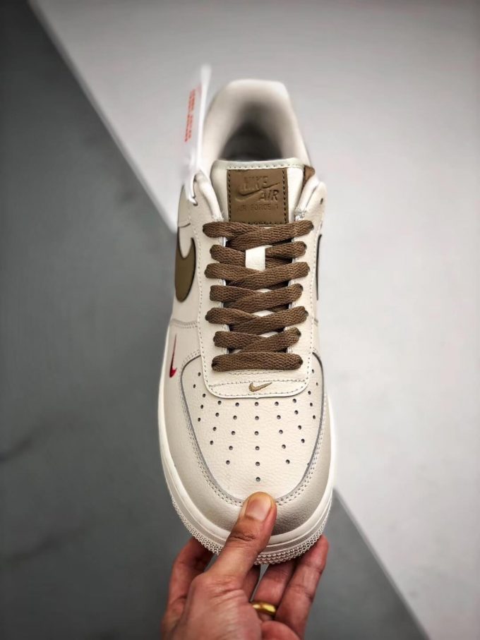 The Nike Air Force 1 Hi Yohood Rice White Rice Blanc RFID Tag Low Top Sneaker RepShoes 03