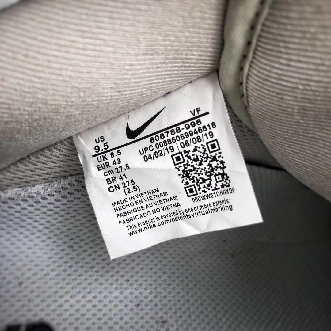 The Nike Air Force 1 Hi Yohood Rice White Rice Blanc RFID Tag Low Top Sneaker RepShoes 11