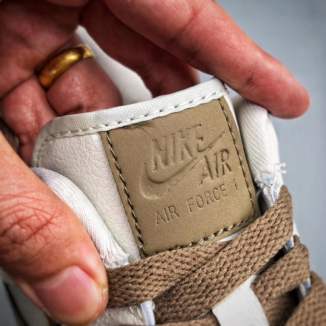 The Nike Air Force 1 Hi Yohood Rice White Rice Blanc RFID Tag Low Top Sneaker RepShoes 13