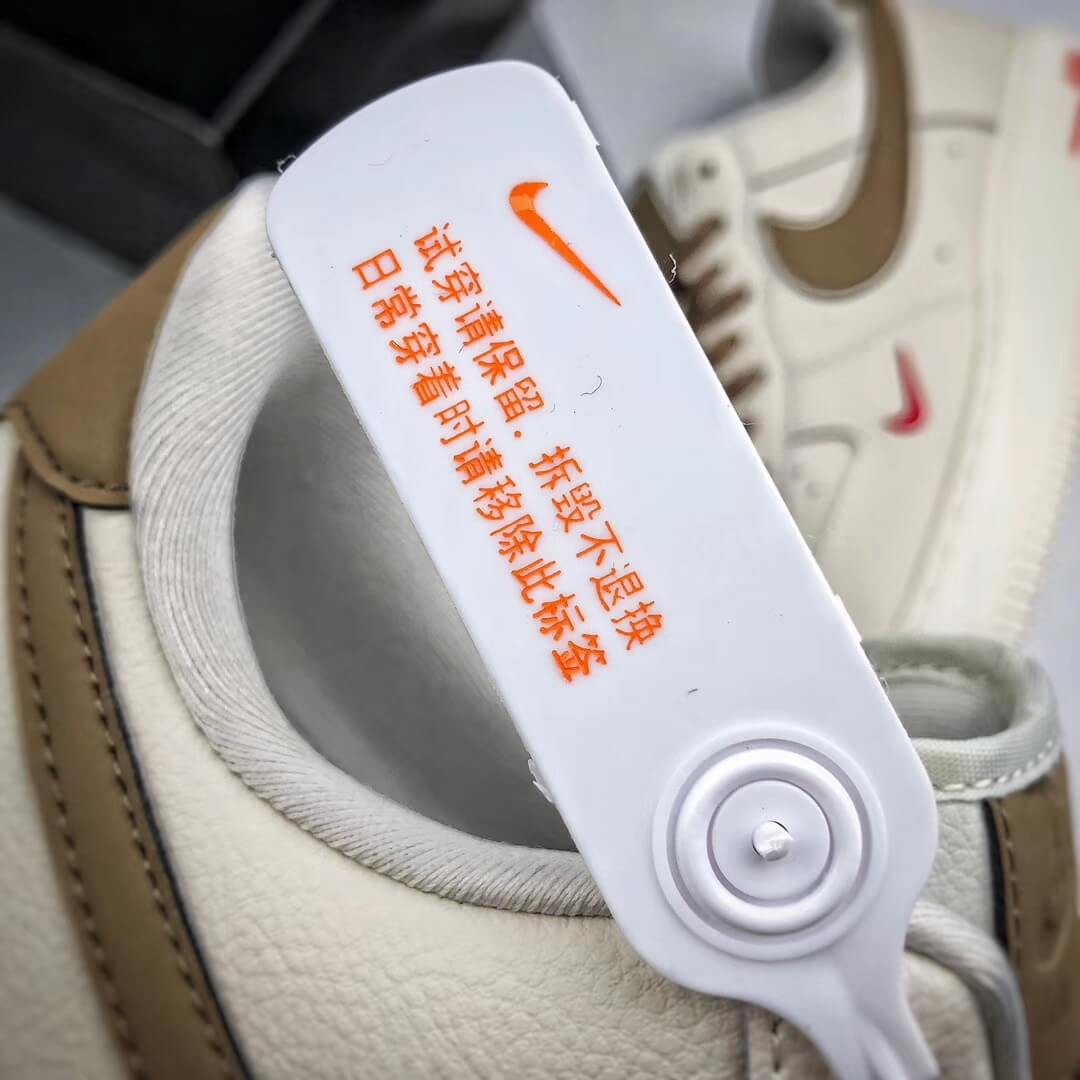 The Nike Air Force 1 Hi Yohood Rice White Rice Blanc RFID Tag Low Top Sneaker RepShoes 16