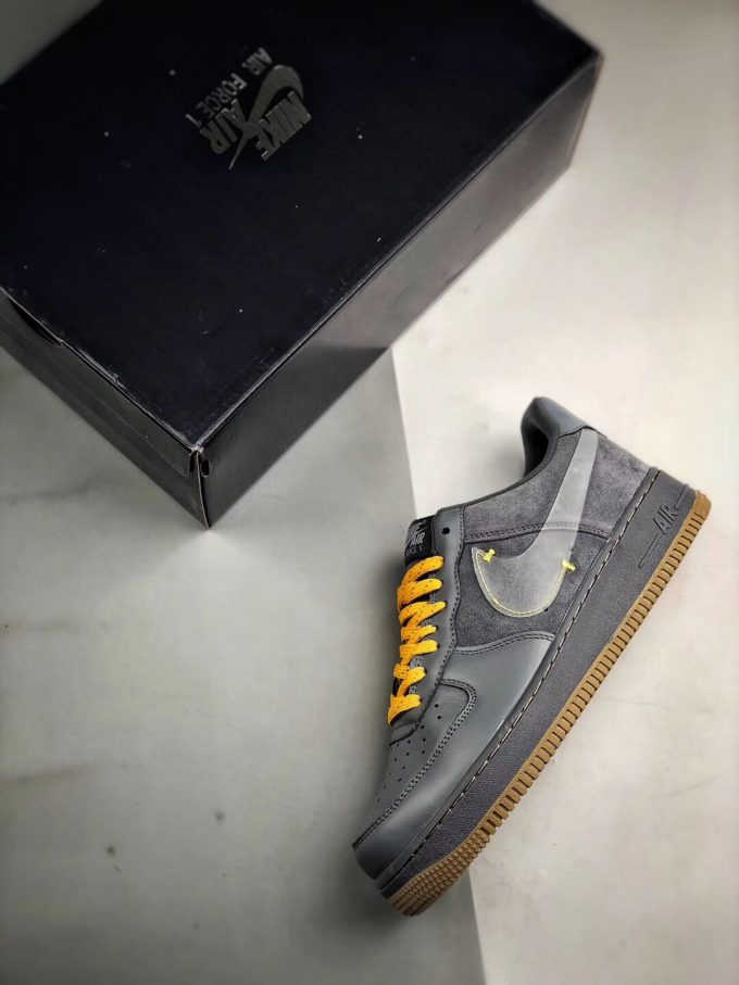 The Nike Air Force 1 Low Cool Grey Reflective Shoelace Top Quality RepShoes 09