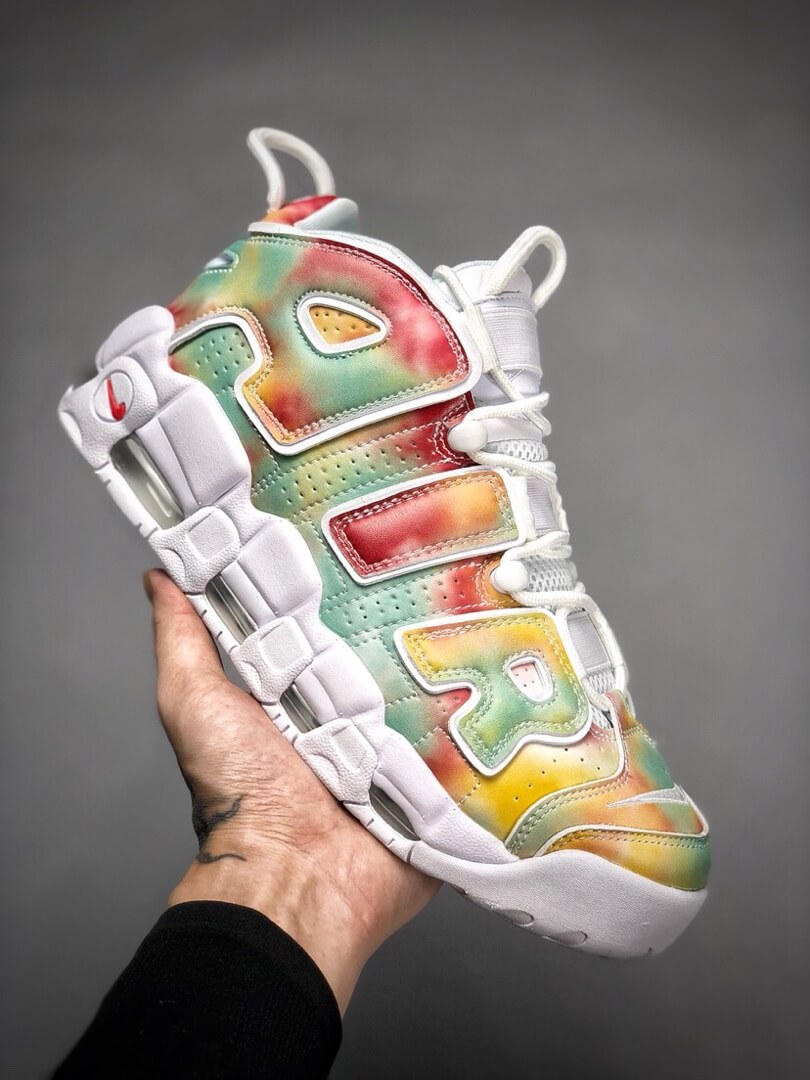 nike air more uptempo multicolor