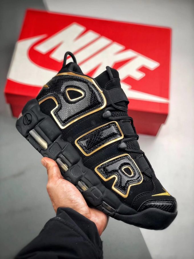 uptempo gold black