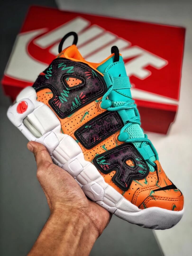 nike air more uptempo multicolor