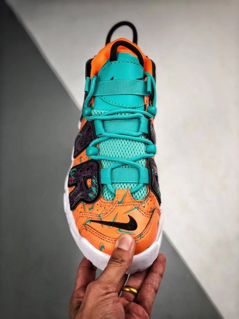purple and turquoise nikes