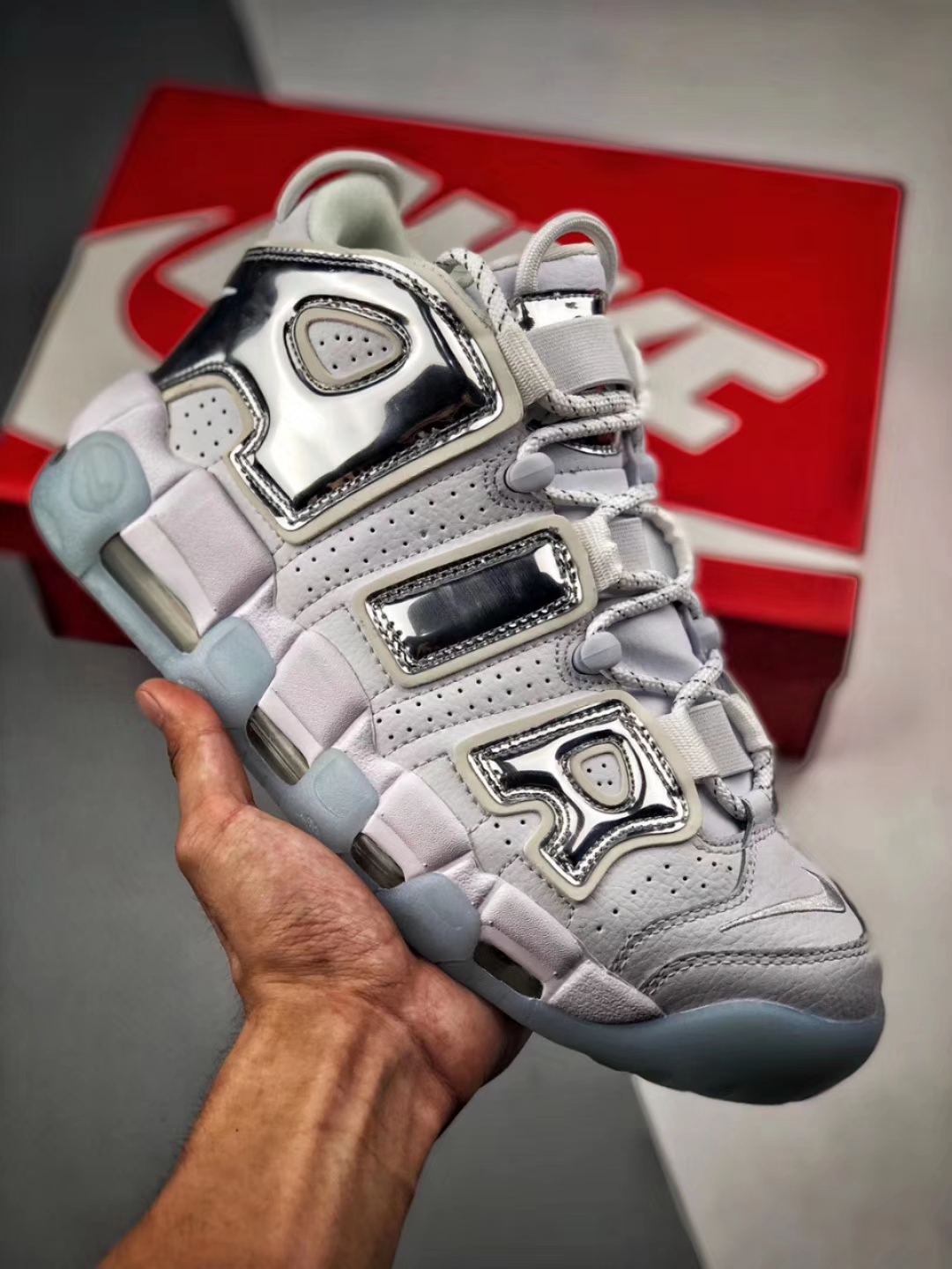 The Wmns Air More Uptempo Chrome 