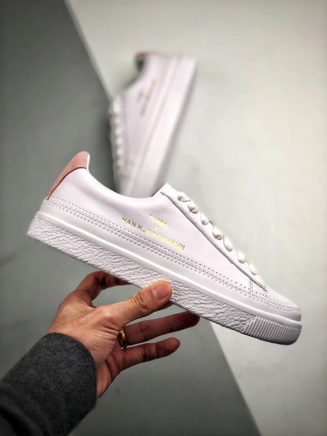 puma clyde stitched han