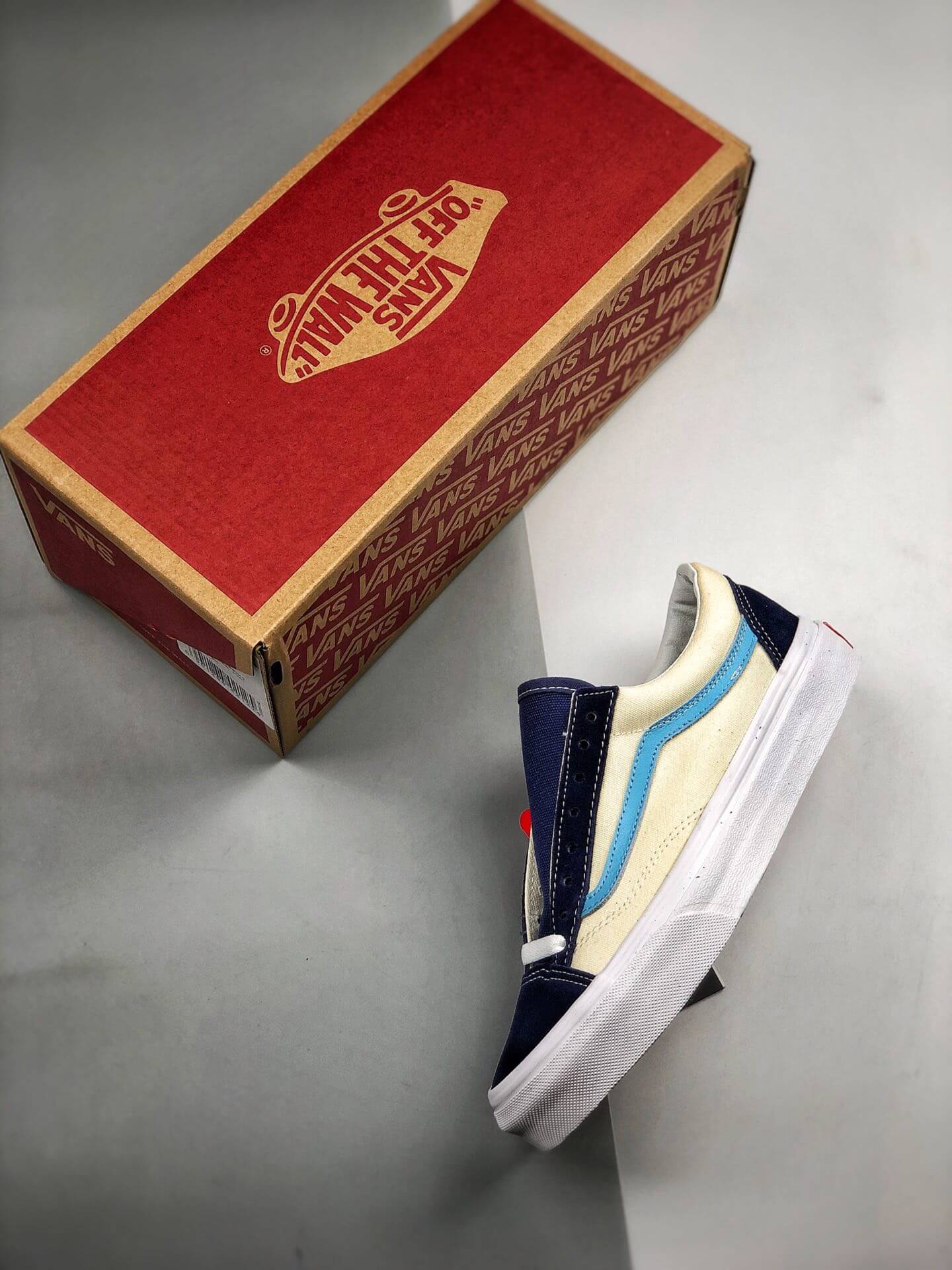 vans retro sport style 36 gibraltar sea & cameo blue shoes