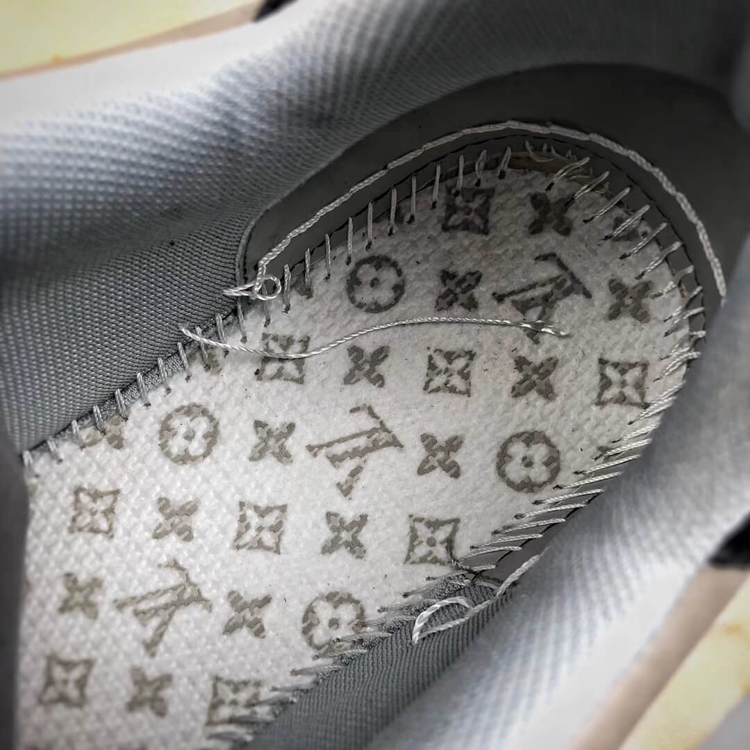 The Virgil Abloh Louis Vuitton LV Trainer Sneaker Boot #54 Black Grey RepSneaker – The Quality ...