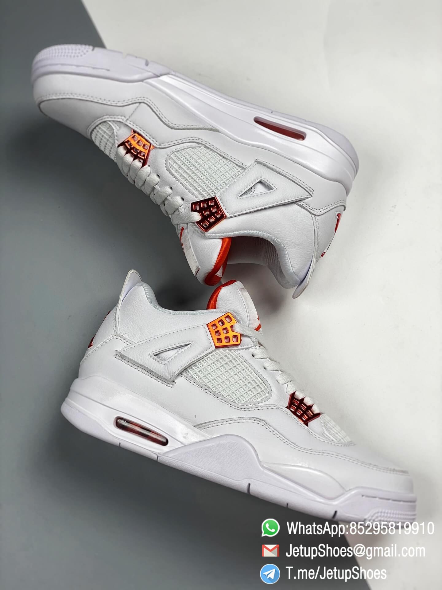 Repsneaker Air Jordan 4 Retro Metallic Orange Best Replica Sneakers SKU CT8527 118 07