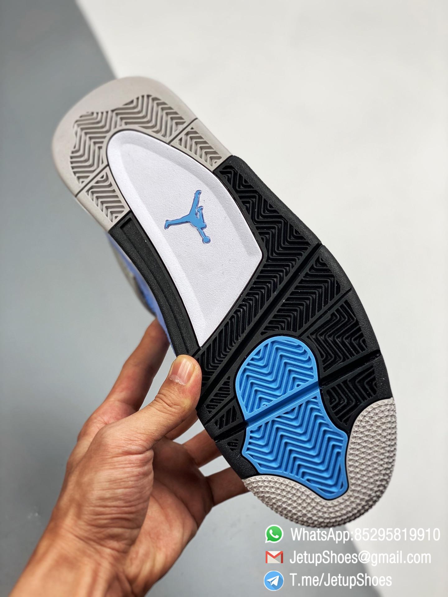 Air Jordan 4 Retro University Blue Suede Upper Tech Grey SKU CT8527 400 Top Rep Snkrs 07 Air Jordan 4 Retro University Blue Suede Upper Tech Grey SKU CT8527 400 Top Rep Snkrs 07