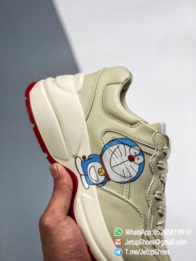 Doraemon x Gucci womens Rhyton Sneaker Special Collaboration Sneakers SKU ‎655037 DRW00 9522 05