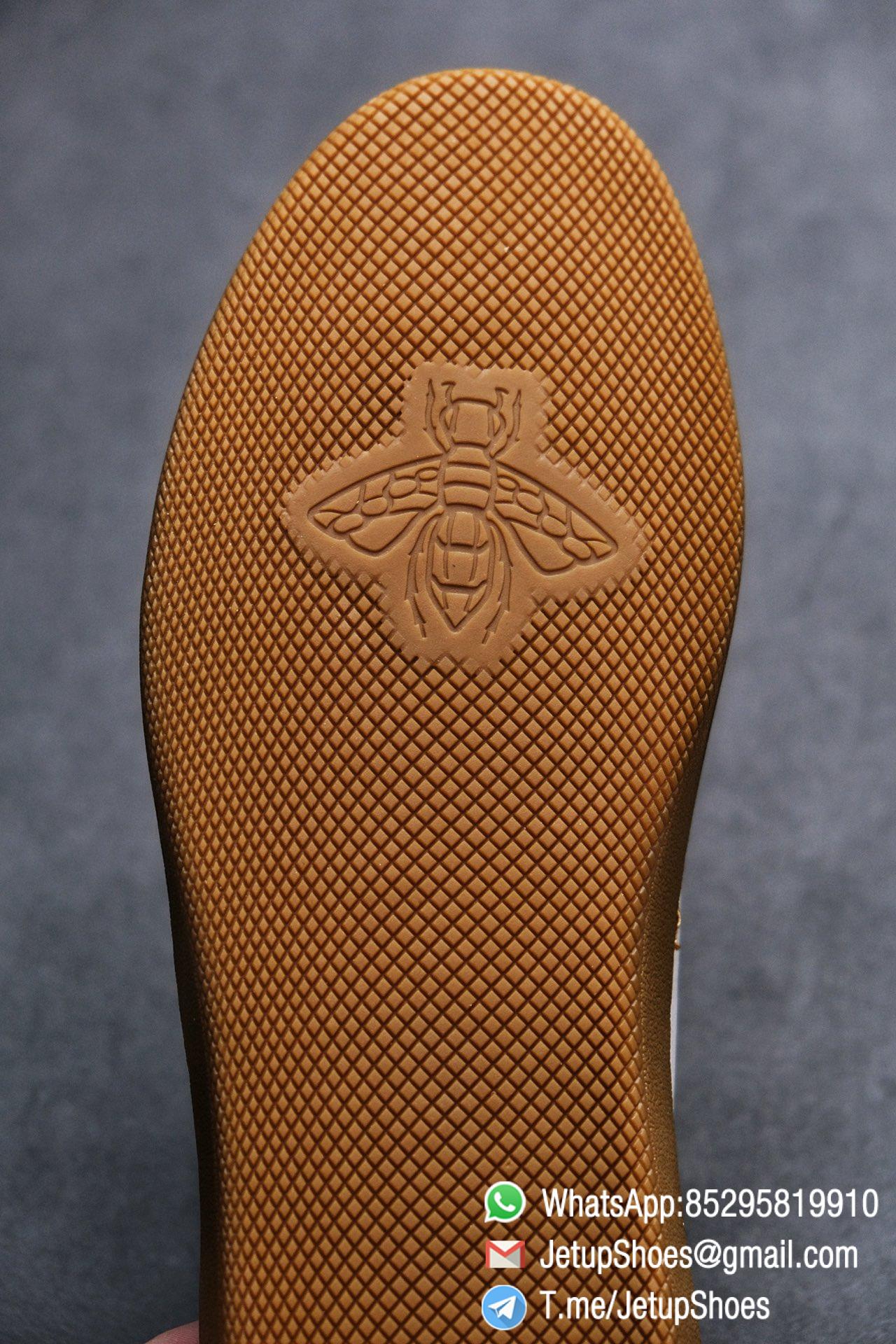 Gucci JBG Leather And Suede Mens Low top Sneaker White Upper White Green Red Embroidered Double C Applique GG Lable Rubber Sole 07 Gucci JBG Leather And Suede Mens Low top Sneaker White Upper White Green Red Embroidered Double C Applique GG Lable Rubber Sole 07