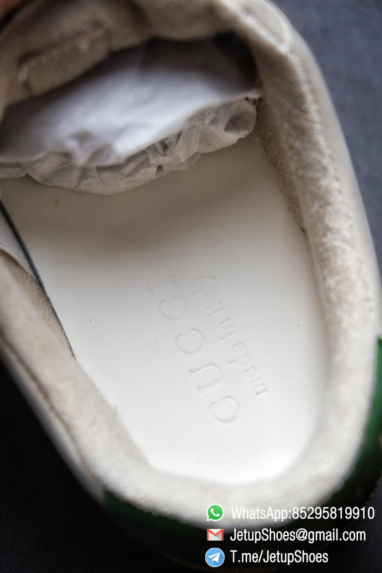 Gucci Screener Leather Low-Top Sneaker for Men Green and Orange Web with Vintage Effect Sneakers 012 Gucci,Screener Leather Sneaker,Low-Top,Screener Leather Sneaker Low-Top Sneaker,Gucci Vintage Green and Orange Effect Sneakers