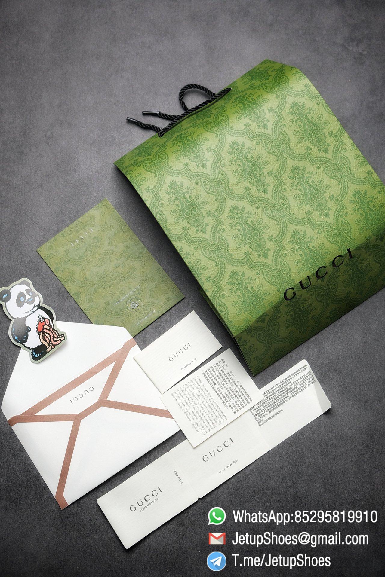 Gucci Women's Pink Screener Leather Sneaker Butter Leather Blue and orange Web effect GG Canvas Vintage Sneakers 019