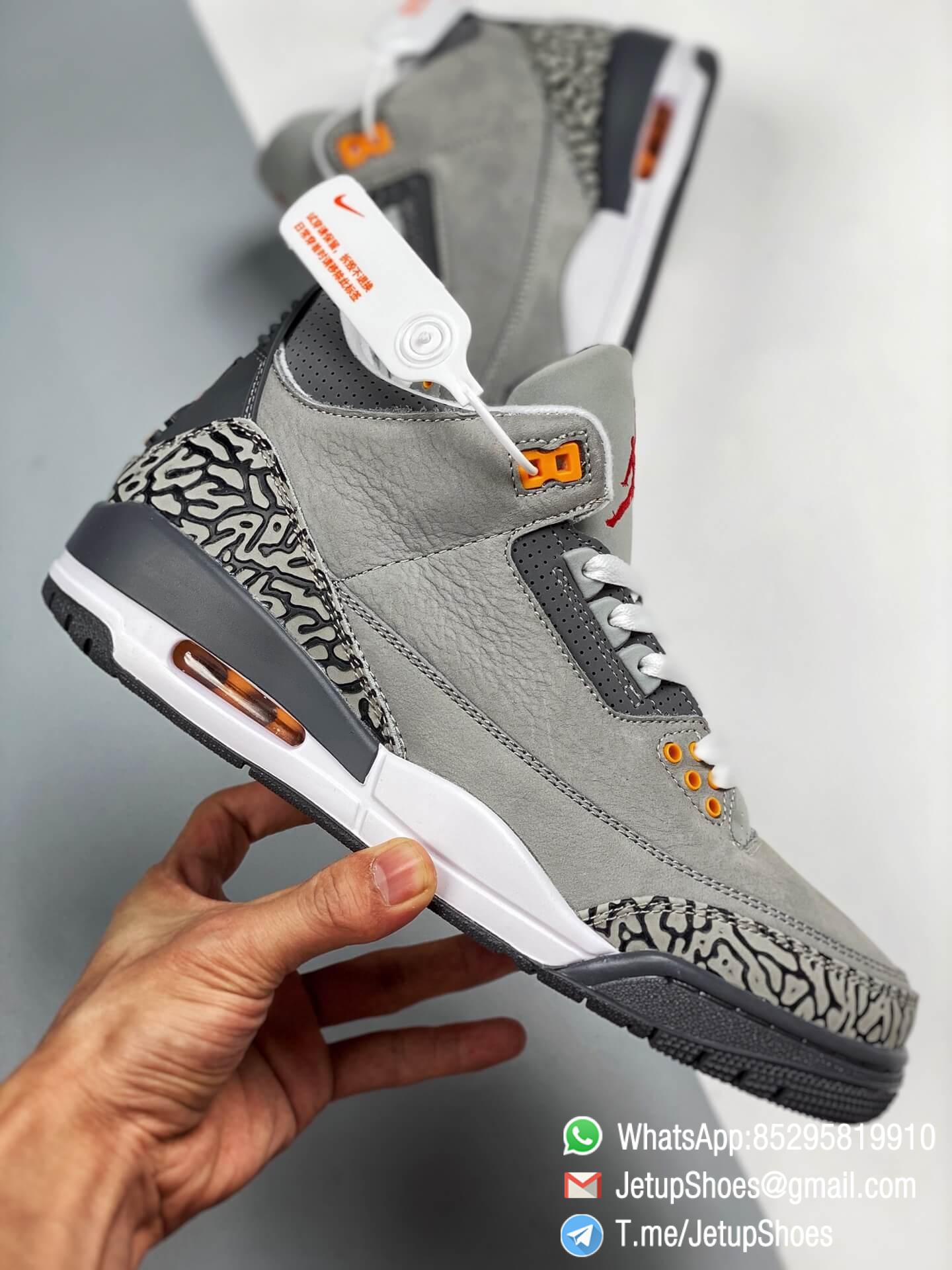 Repsneakers Air Jordan 3 Retro Cool Grey Sku Ct8532 012 Grey Leather Upper Best Replica Sneakers The Quality Replica Sneakers Supplier In China