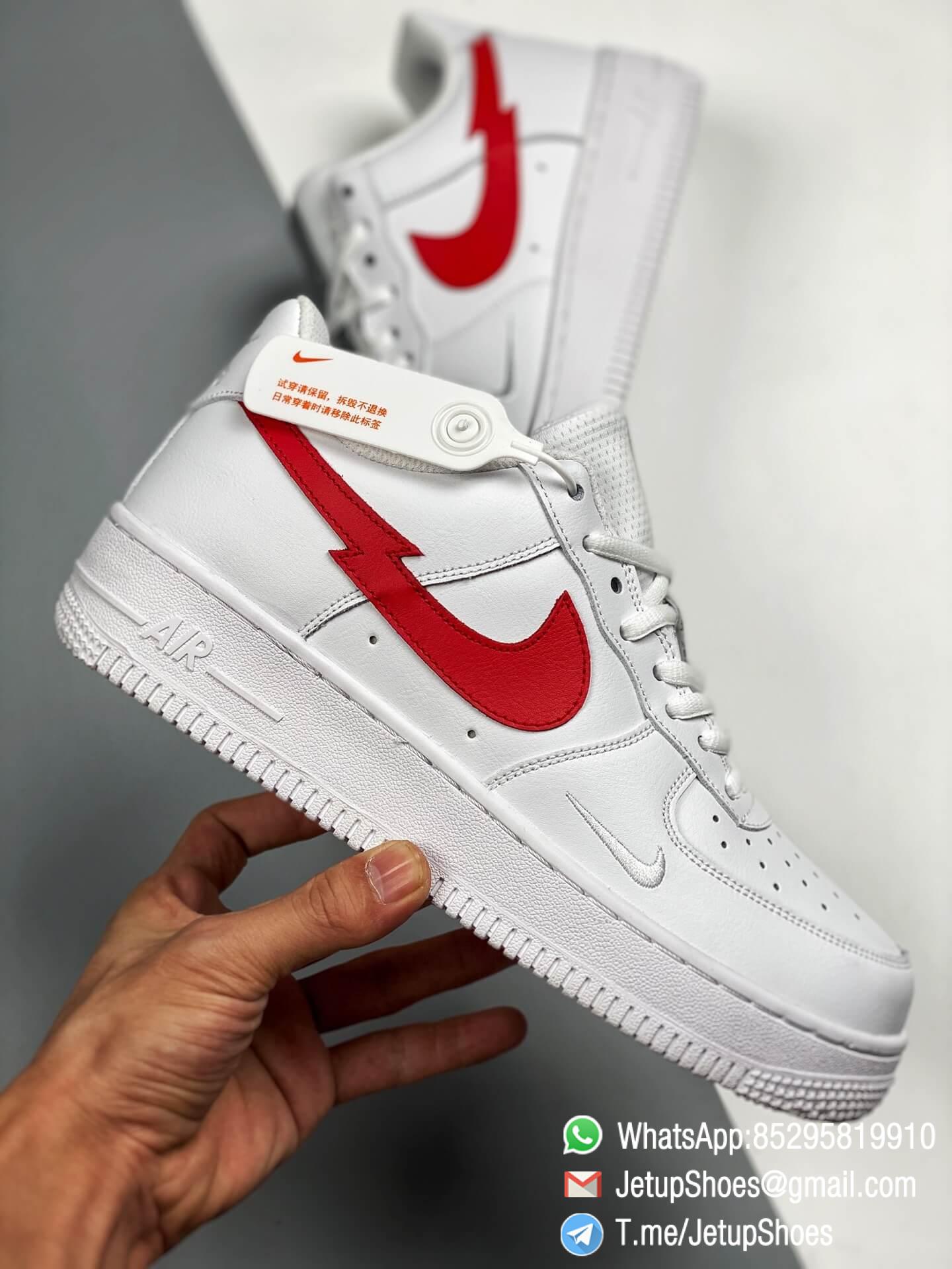 RepSneakers Nike Air Force 1 Low Euro Tour 2020 White & University Red ...