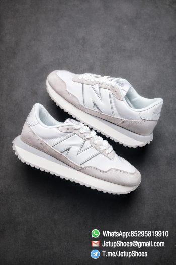 Best Replica 2021 New Balance 237 White Light Grey SKU MS237NW1 High Quality Running Sneakers 01