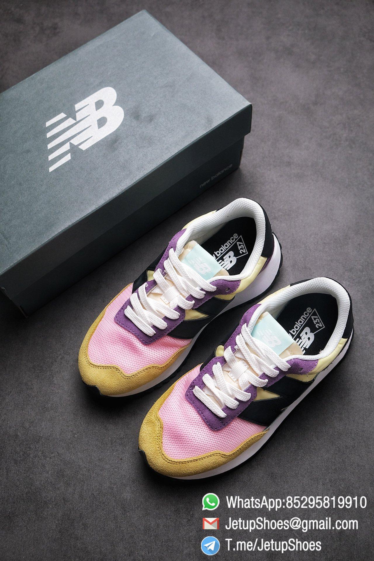 Best Replica 2021 New Balance 237 Yellow Purple Pink SKU MS237LB3 High Quality Running Shoes 04