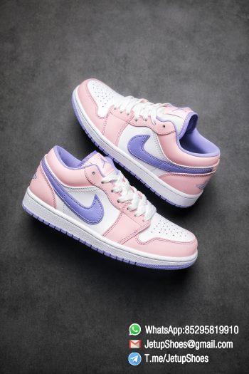 Best Replica Air Jordan 1 Low SE Arctic Punch Crisp White Upper Soft Pink Overlays Top Quality Supplier 01