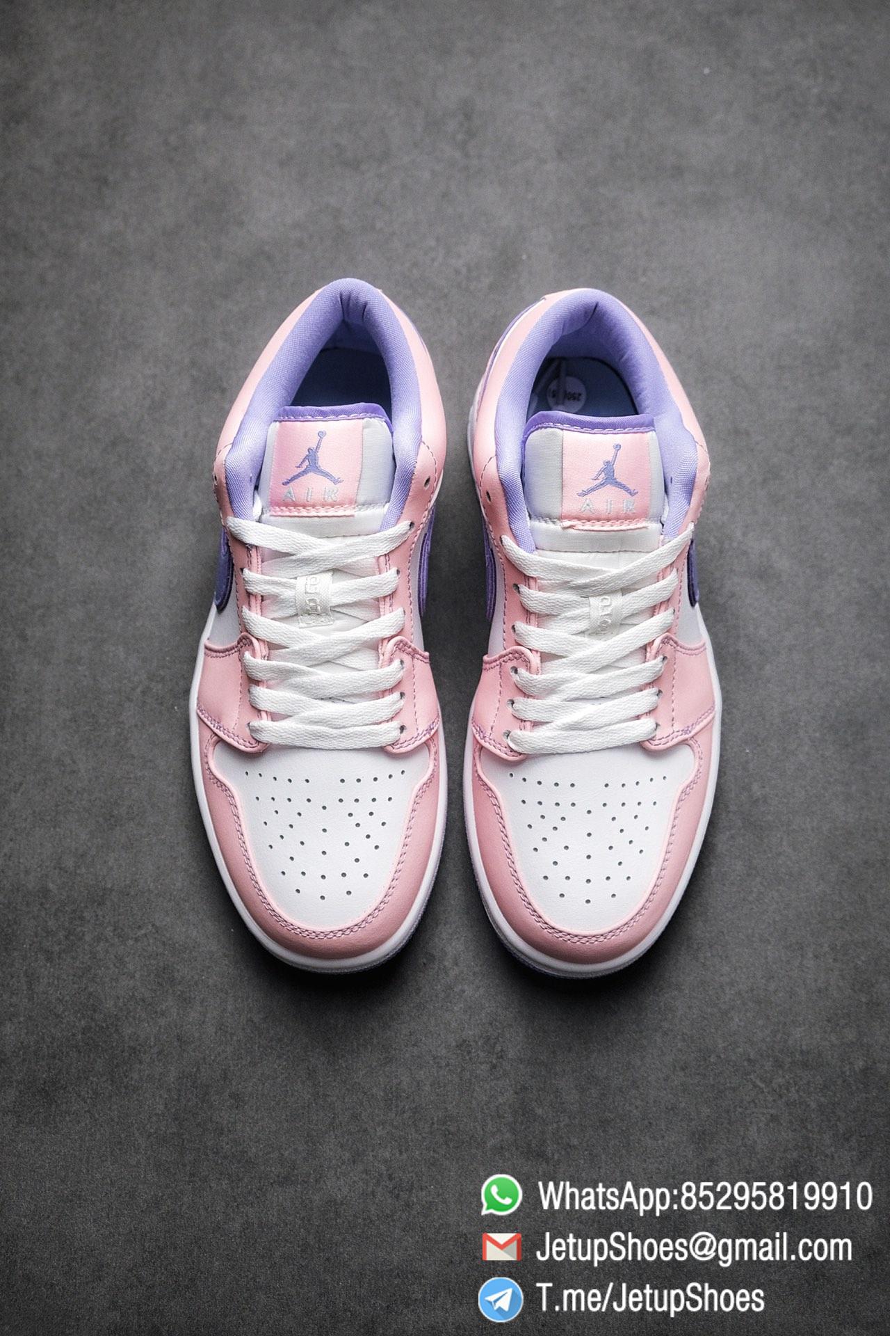 Best Replica Air Jordan 1 Low SE Arctic Punch Crisp White Upper Soft Pink Overlays Top Quality Supplier 02