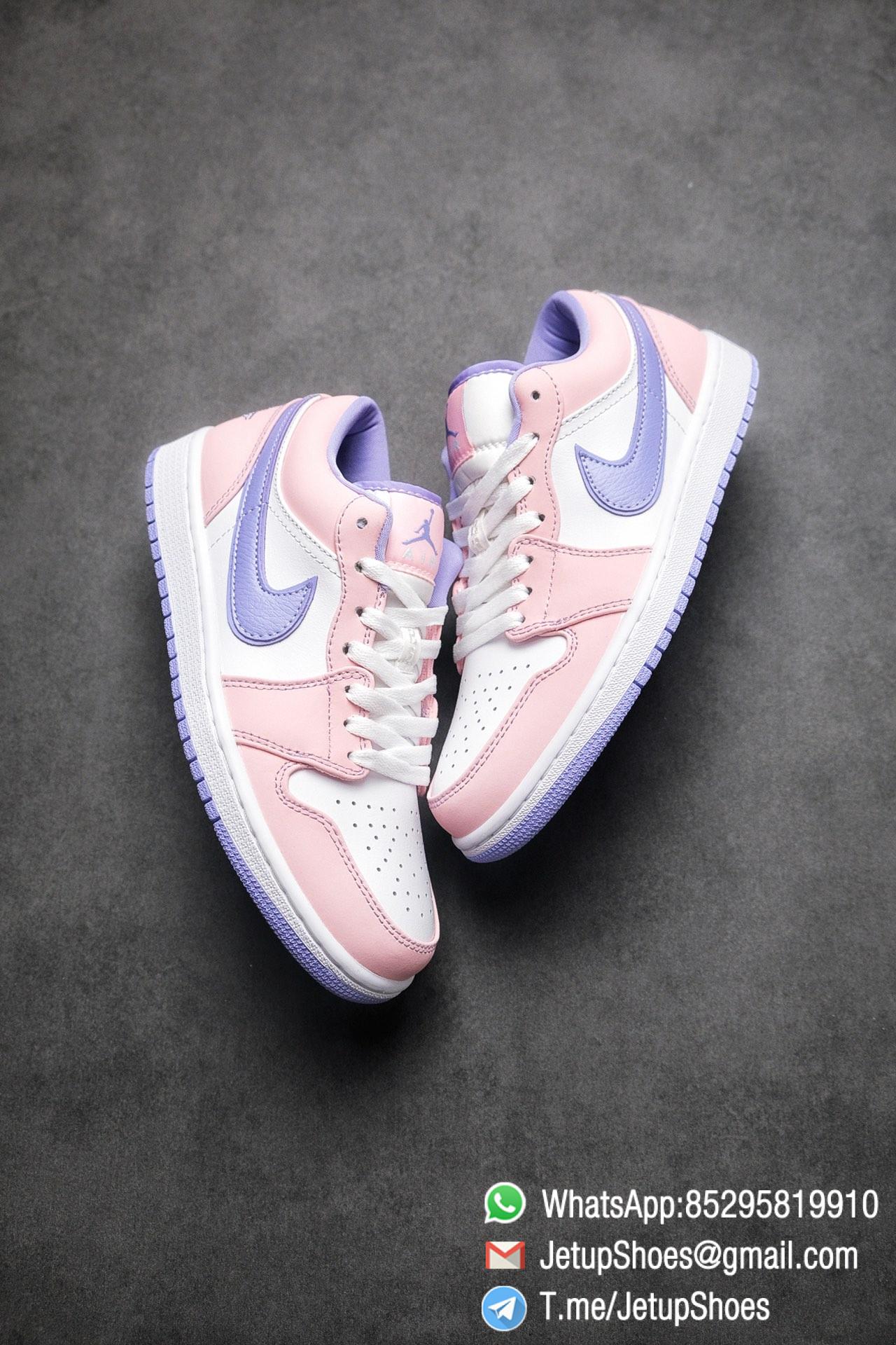 Best Replica Air Jordan 1 Low SE Arctic Punch Crisp White Upper Soft Pink Overlays Top Quality Supplier 03