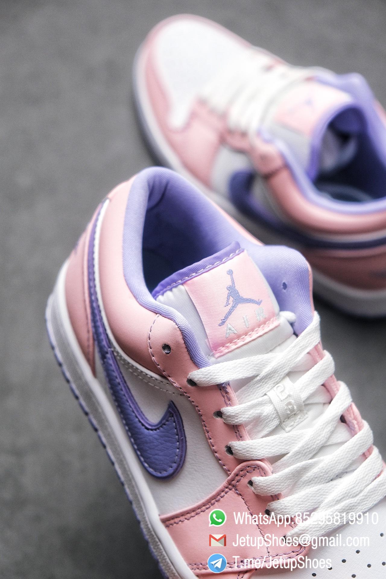 Best Replica Air Jordan 1 Low SE Arctic Punch Crisp White Upper Soft Pink Overlays Top Quality Supplier 05