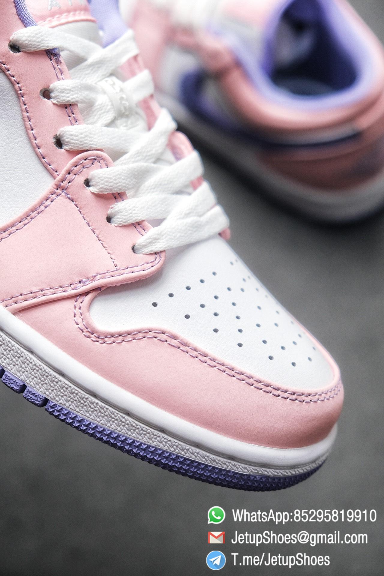 Best Replica Air Jordan 1 Low SE Arctic Punch Crisp White Upper Soft Pink Overlays Top Quality Supplier 06