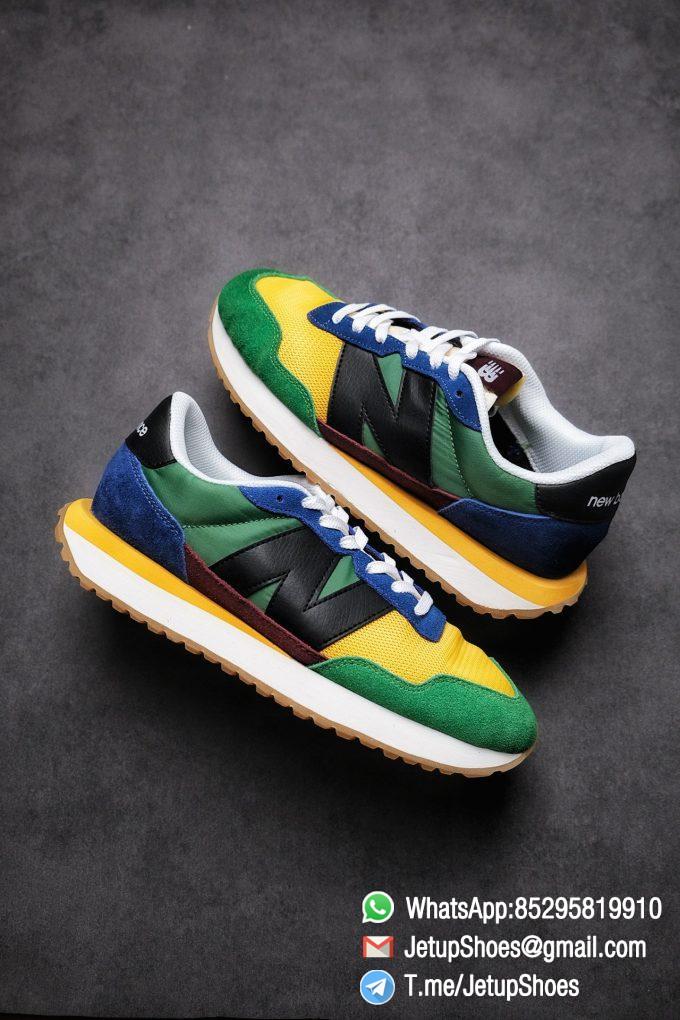 Best Replica New Balance 237 Green Blue Yellow Multi Color SKU MS237LB1 High Quality Fake Running Shoes 01