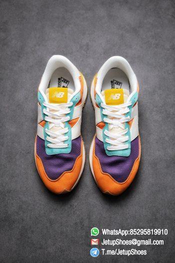 Best Replica New Balance 237 Yellow Blue Orange Suede Purple Mesh Stitching SKU MS237LB2 High Quality Fake Multi Color Running Shoes 02