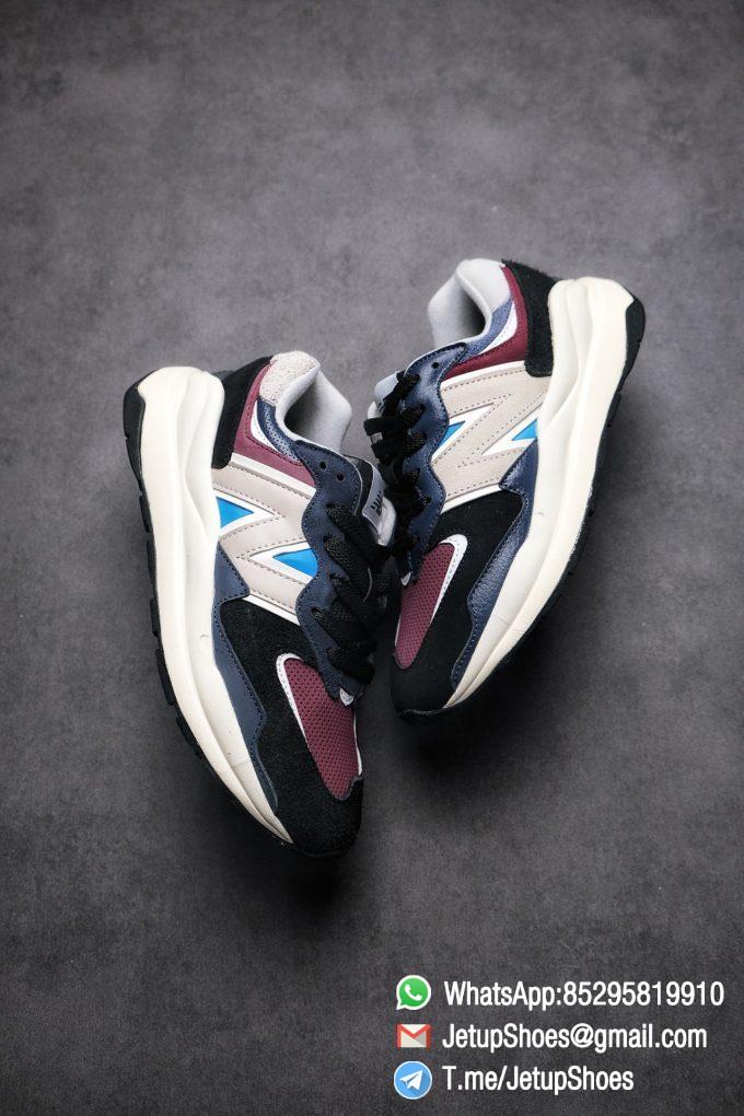 Best Replica New Balance 57 40 Navy Burgundy SKU M5740TB Navy And Burgundy Panels Appear Top Quality 03