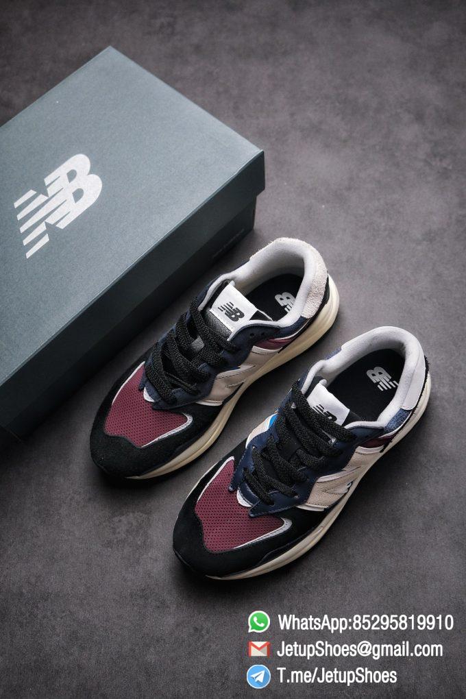 Best Replica New Balance 57 40 Navy Burgundy SKU M5740TB Navy And Burgundy Panels Appear Top Quality 04