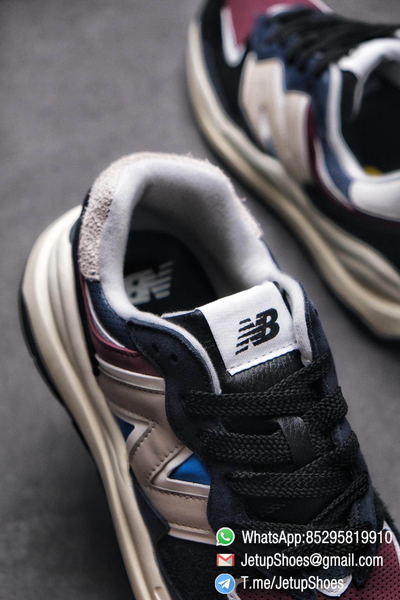 Best Replica New Balance 57 40 Navy Burgundy SKU M5740TB Navy And Burgundy Panels Appear Top Quality 07