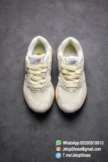 Best Replica New Balance 5740 Beige Cream SKU W5740CE Mesh Shell Suede Upper Big N Logo Pink Boot Top Quality Supplier 02