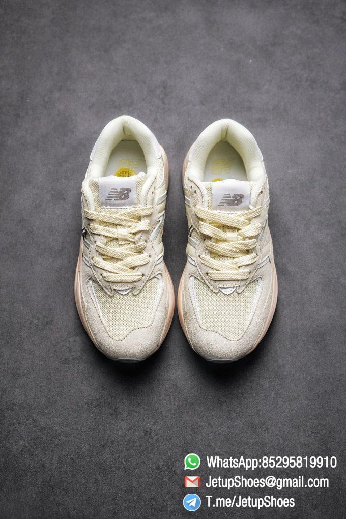 Best Replica New Balance 5740 Beige Cream SKU W5740CE Mesh Shell Suede Upper Big N Logo Pink Boot Top Quality Supplier 02