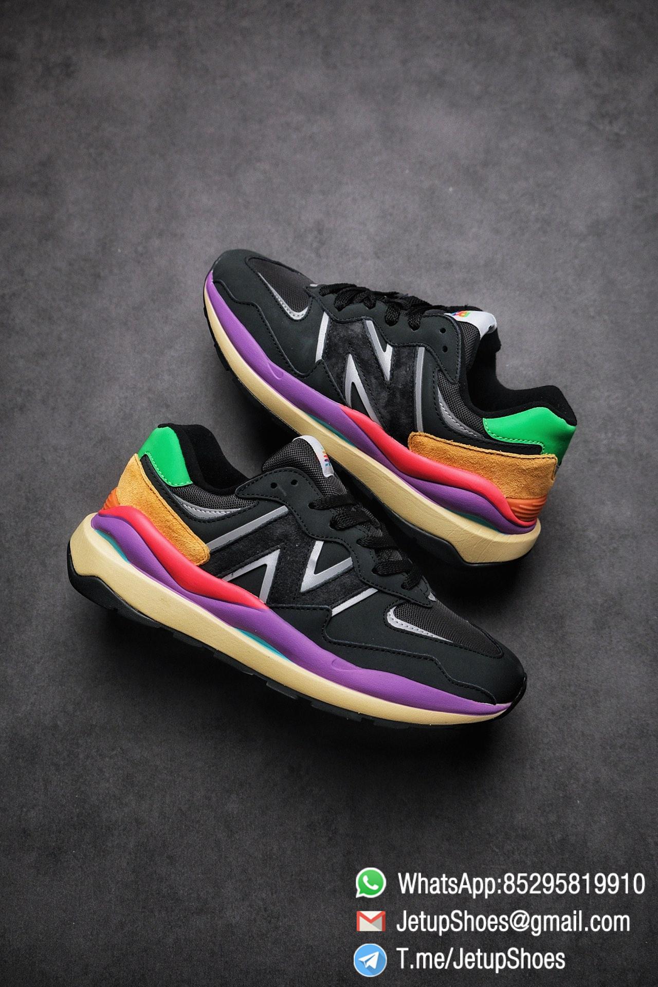 New Balance 5740 Black Multicolor Running Sneakers M5740LB Black Mesh Upper Oriange Suede Oversized N 01 New Balance 5740 Black Multicolor Running Sneakers M5740LB Black Mesh Upper Oriange Suede Oversized N 01