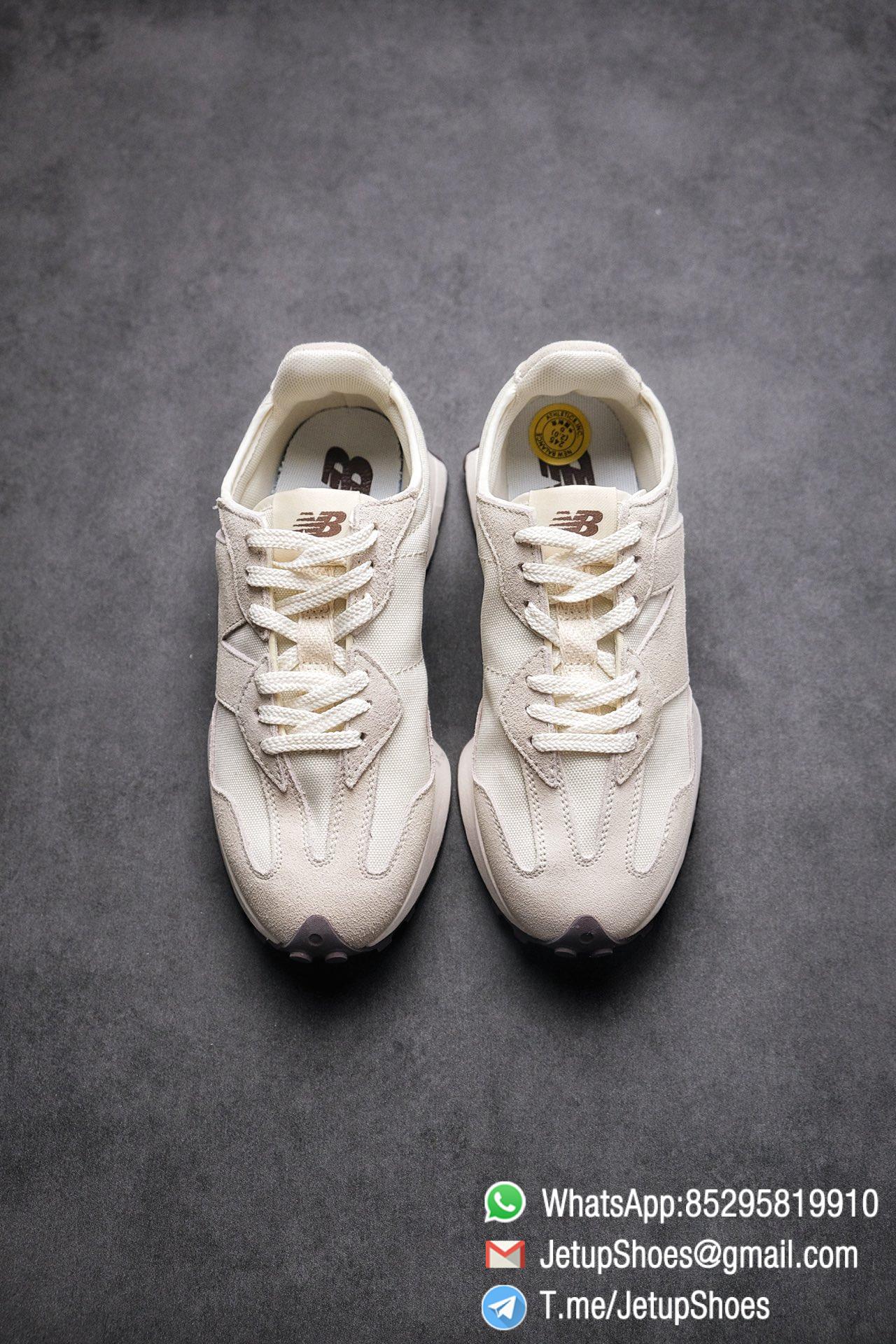 Replica Sneakers New Balance 327 Noritake x 327 Light Grey White Mesh Quarter Suede Upper Retro Running Shoes SKU WS327FB 02 Replica Sneakers New Balance 327 Noritake x 327 Light Grey White Mesh Quarter Suede Upper Retro Running Shoes SKU WS327FB 02