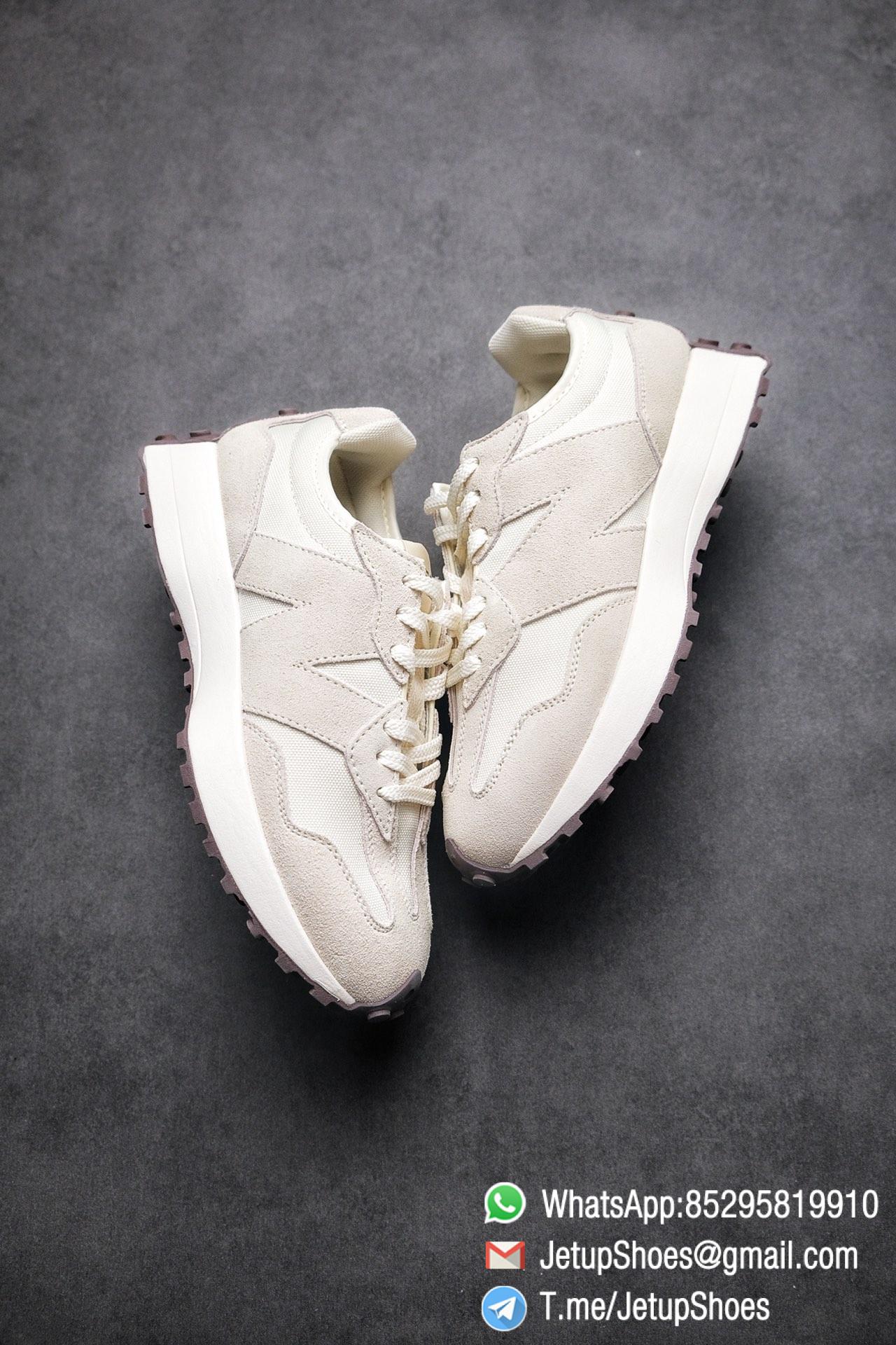 Replica Sneakers New Balance 327 Noritake x 327 Light Grey White Mesh Quarter Suede Upper Retro Running Shoes SKU WS327FB 03 Replica Sneakers New Balance 327 Noritake x 327 Light Grey White Mesh Quarter Suede Upper Retro Running Shoes SKU WS327FB 03