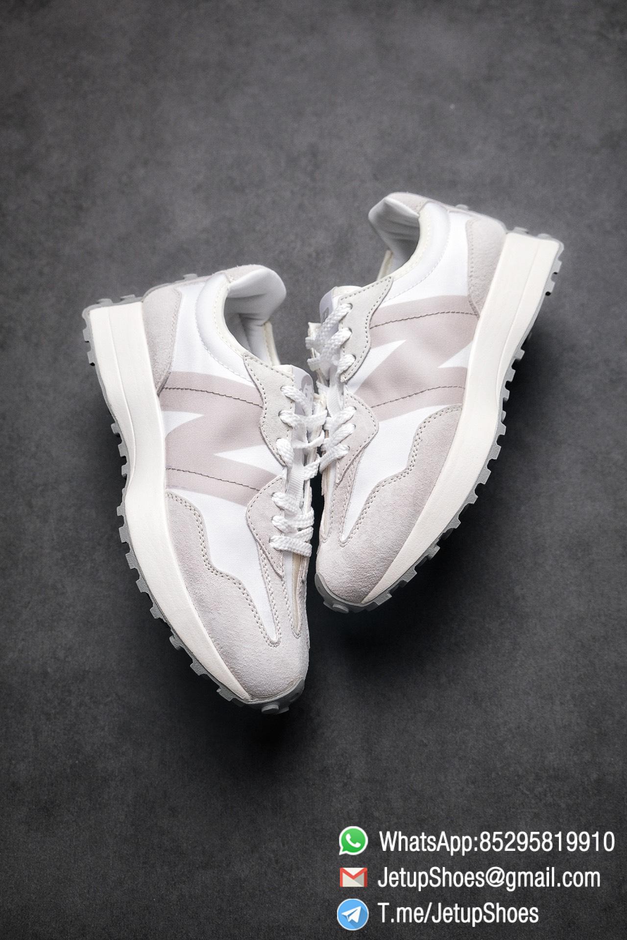 Replica Sneakers New Balance 327 Noritake x 327 Light Grey White Retro Running Shoes SKU MS327NW1 Best RepSneakers 03 Replica Sneakers New Balance 327 Noritake x 327 Light Grey White Retro Running Shoes SKU MS327NW1 Best RepSneakers 03
