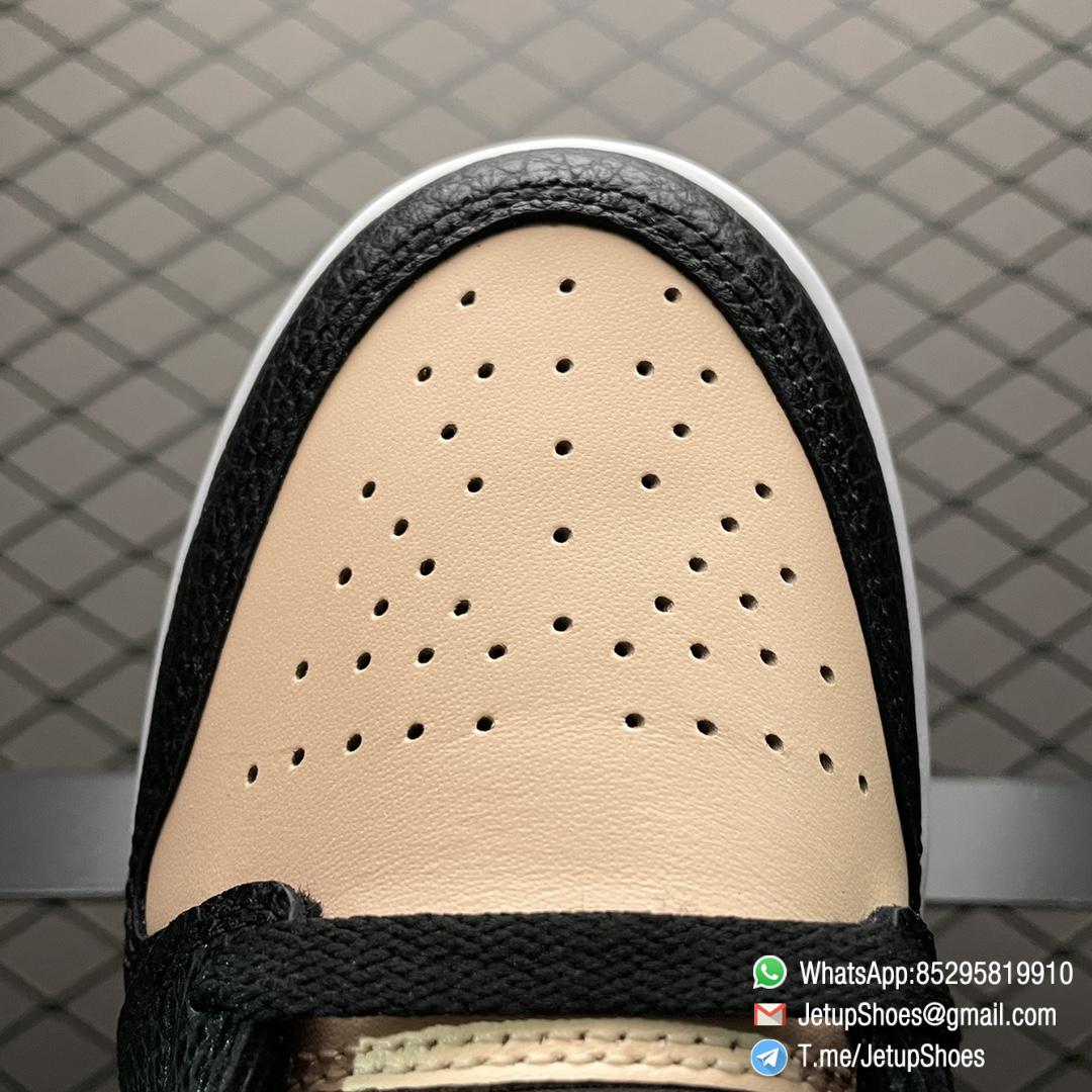 Air Jordan 1 Retro High Black Crimson Tint Two Tone Design with Pink Black Top Clone Women Sneakers 05 Air Jordan 1 Retro High Black Crimson Tint Two Tone Design with Pink Black Top Clone Women Sneakers 05