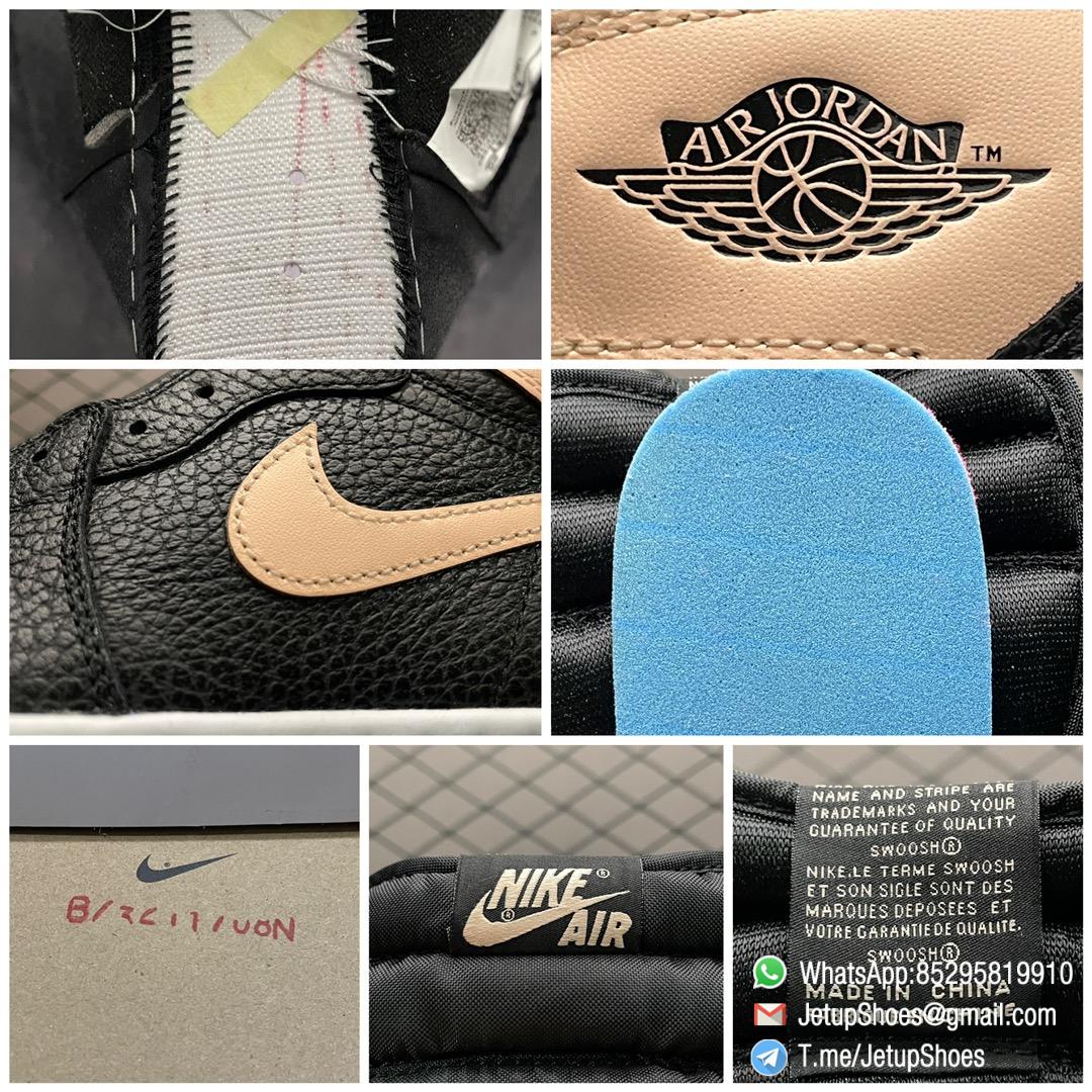 Air Jordan 1 Retro High Black Crimson Tint Two Tone Design with Pink Black Top Clone Women Sneakers 09 Air Jordan 1 Retro High Black Crimson Tint Two Tone Design with Pink Black Top Clone Women Sneakers 09