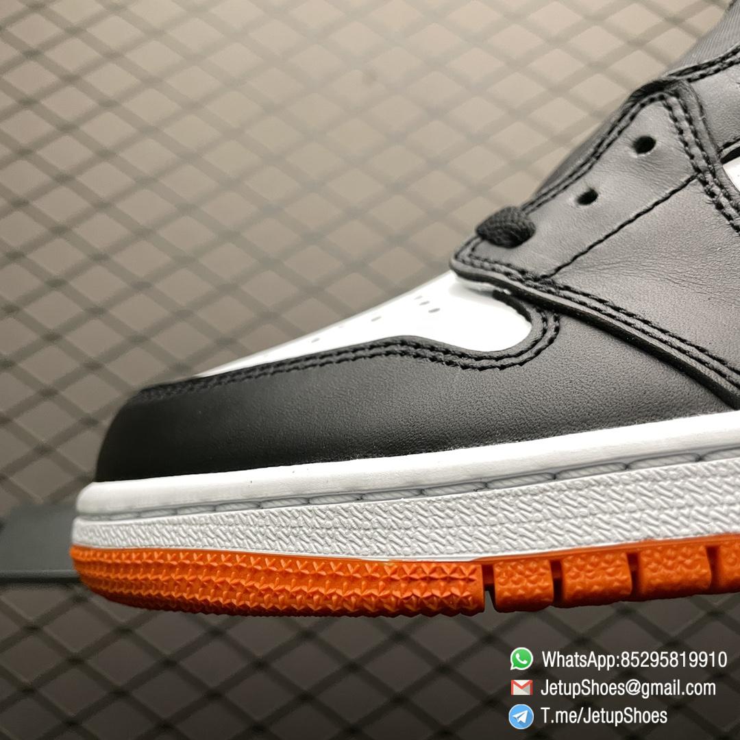 Air Jordan 1 Retro High OG Electro Orange SKU 555088 180 White Leather Upper Black Hits Orange Finish Best RepSnkrs 03 Air Jordan 1 Retro High OG Electro Orange SKU 555088 180 White Leather Upper Black Hits Orange Finish Best RepSnkrs 03